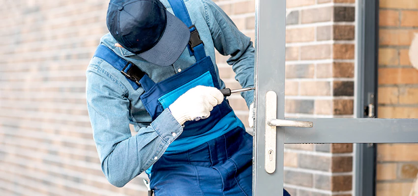 Pivot Storefront Door Locks Installation in Fontainebleau, Florida